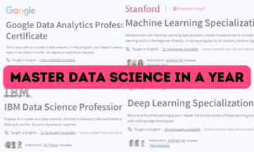 Master Data Science in a Year: The Ultimate Guide to Affordable, Self-Paced Learning - KDnuggets