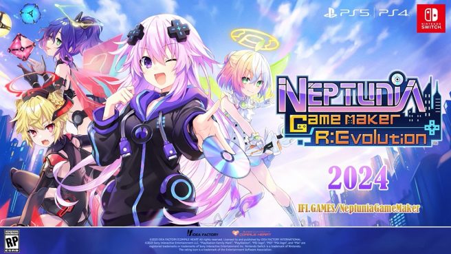 Neptunia GameMaker R:Evolution launches for Switch in the west this May