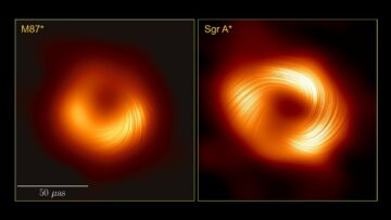 Nå kan vi se den magnetiske malstrømmen rundt galaksens supermassive sorte hull
