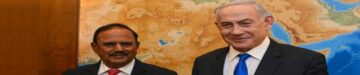 NSA Ajit Doval diskuterer Gaza-krigen, humanitær bistand med Israels statsminister Netanyahu
