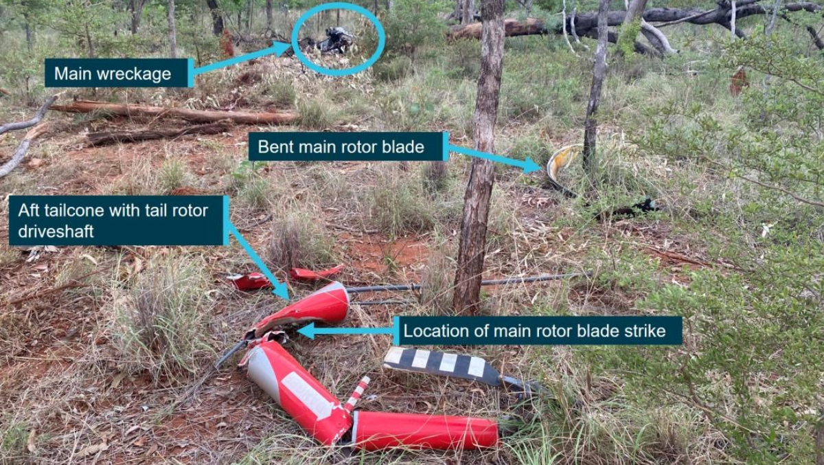 NT helicopter crash pilot was unqualified for night flying, says ATSB