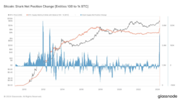 Chuẩn bị kiếm 100,000 USD: Cá mập Bitcoin và cá voi chi hơn 18 tỷ USD để mua BTC