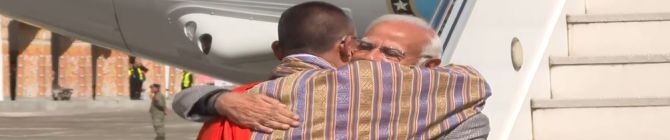 Prime Minister Modi Arrives In Bhutan On Two-Day State Visit