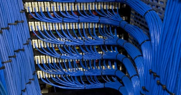 Cables in a data center