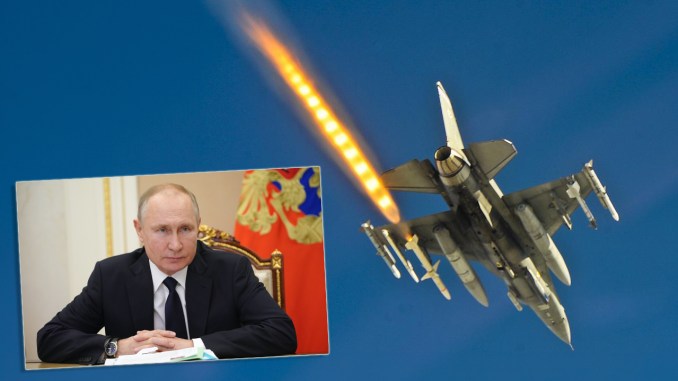 Putin spune că bazele occidentale care găzduiesc avioanele F-16 ale Ucrainei ar fi ținte legitime