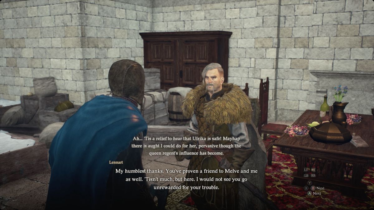 Dragon’s Dogma 2 Lennart at the end of Readvent of Calamity