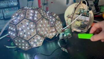 RGB LED Disco Ball Reacts To Sound And Color