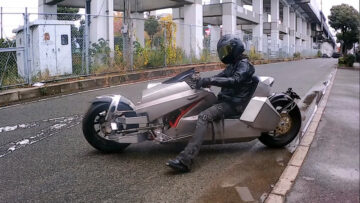 Motocicleta lui Shôtarô Kaneda, pe bune