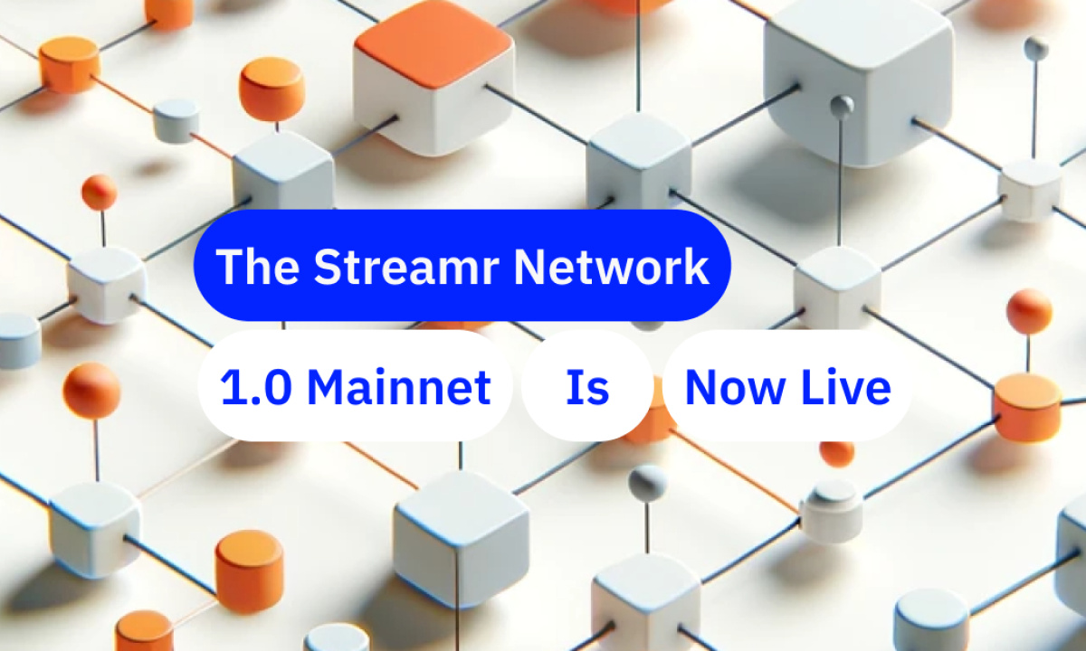 Запуск основной сети Streamr Network 1.0, реализующей концепцию децентрализованной передачи данных дорожной карты 2017 года
