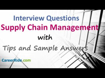Supply Chain Interview Spørgsmål og Svar -