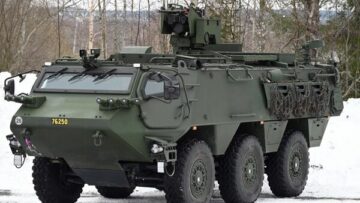 สวีเดนสั่งซื้อ Patria 321×6 CAVS จำนวน 6 คัน