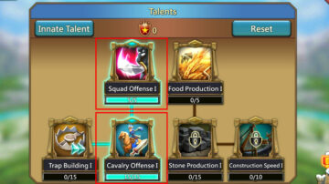 Talents in Lords Mobile