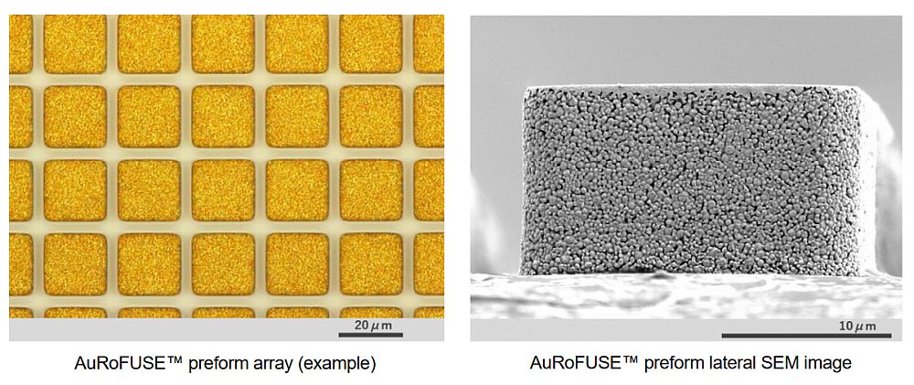 TANAKA Establishes Bonding Technology for High-Density Semiconductor Mounting Using AuRoFUSE(TM) Preforms
