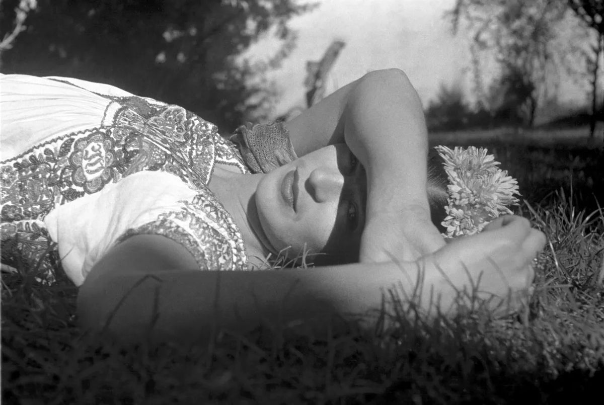 Foto de arquivo de Frida Kahlo do documentário Frida.