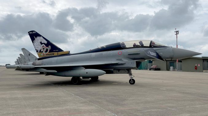 The Italian Air Force Celebrates 20 Years Of Eurofighter Operations With New Special Color