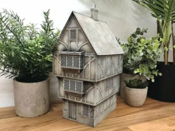 Vogland Medieval / Tudor Town House #3DThursday #3DPrinting