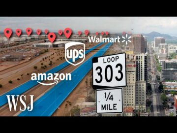 لماذا تملأ Amazon وWalmart وUPS وغيرها المستودعات على طول طريق أريزونا 303 السريع. -