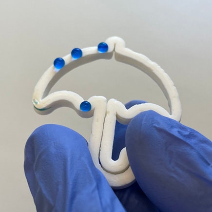 3D printed cellulose aerogel device