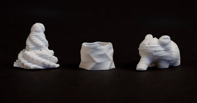 Airy cellulose from a 3D printer