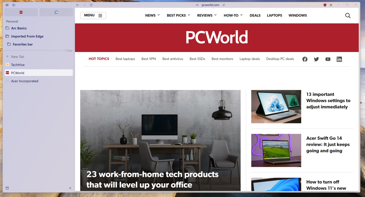 Arc browser for Windows PCWorld