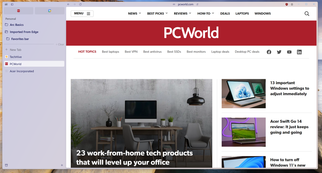 Arc browser for Windows PCWorld
