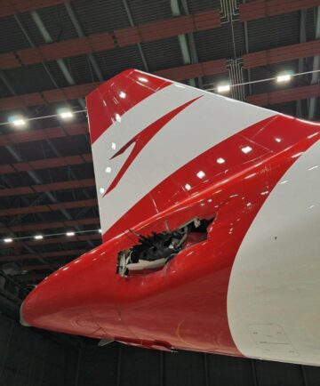 آسٹرین ایئرلائنز ایئربس A320neo کو ویانا ایئرپورٹ پر زمینی تصادم میں شدید نقصان پہنچا
