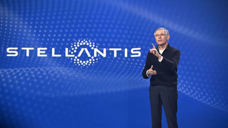 Auto industry must halve EV battery weight over next decade, Stellantis CEO says - Autoblog