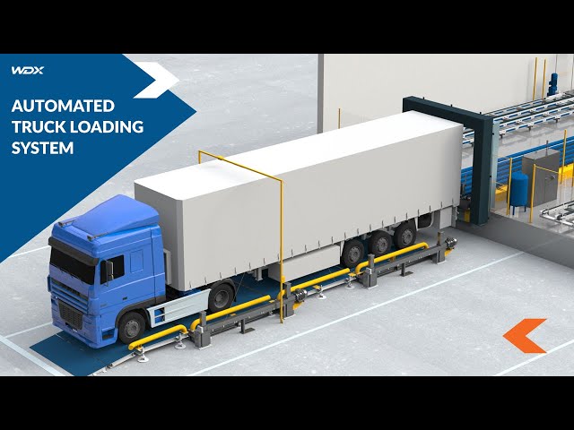 Avtomatski sistem za nakladanje in razkladanje tovornjakov | Q-nakladalnik. -