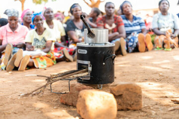 Clean burning stoves in Zambia