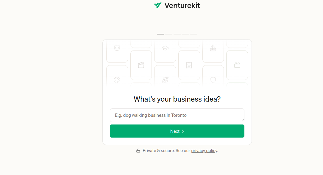 Venturekit: Craft Your Complete Business Plan with Just a Click