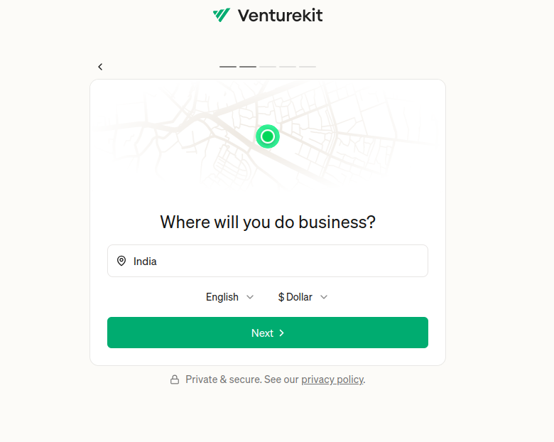 Venturekit: قم بصياغة خطة عملك الكاملة بنقرة واحدة فقط