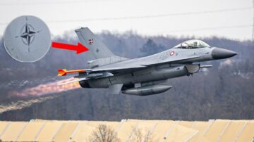 Tanskan F-16 Sports Naton tunnus juhlii Pohjois-Atlantin sopimuksen 75-vuotispäivää