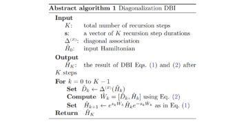 Algorytmy kwantowe z podwójnym nawiasem do diagonalizacji