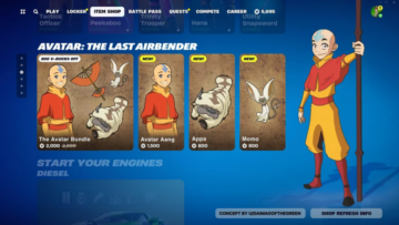 Fortnite 아바타: 마지막 Airbender 협업 - 출시 날짜 및 시간