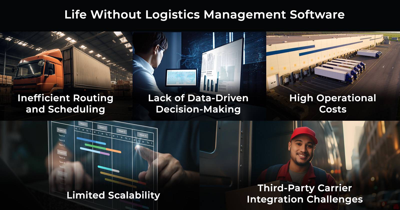 5 challenges observed in operations without logistics management solution