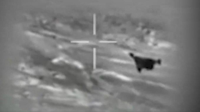Israeliska flygvapnet släpper videor av kvällens avlyssning av iranska drönare och missiler