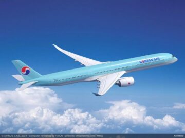 Korean Air finalizes its order for 33 Airbus A350s
