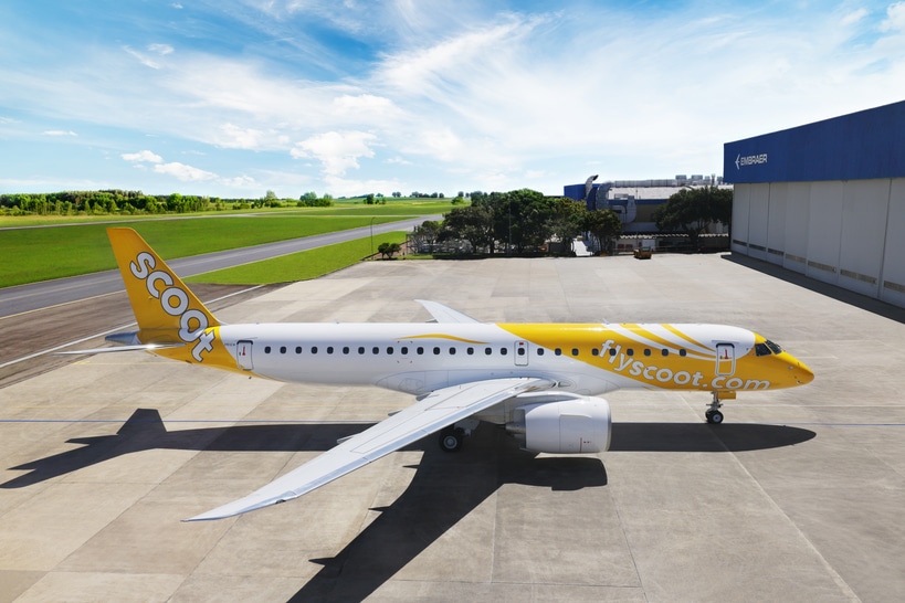 Lessor Azorra delivers first Embraer E190-E2 aircraft to Scoot