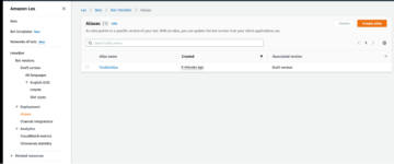 Gestisci il tuo bot Amazon Lex tramite i modelli AWS CloudFormation | Servizi Web di Amazon