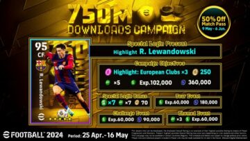 eFootball 750 milyon indirmeye ulaşırken Messi ve Lewandowski geri dönüyor | XboxHub