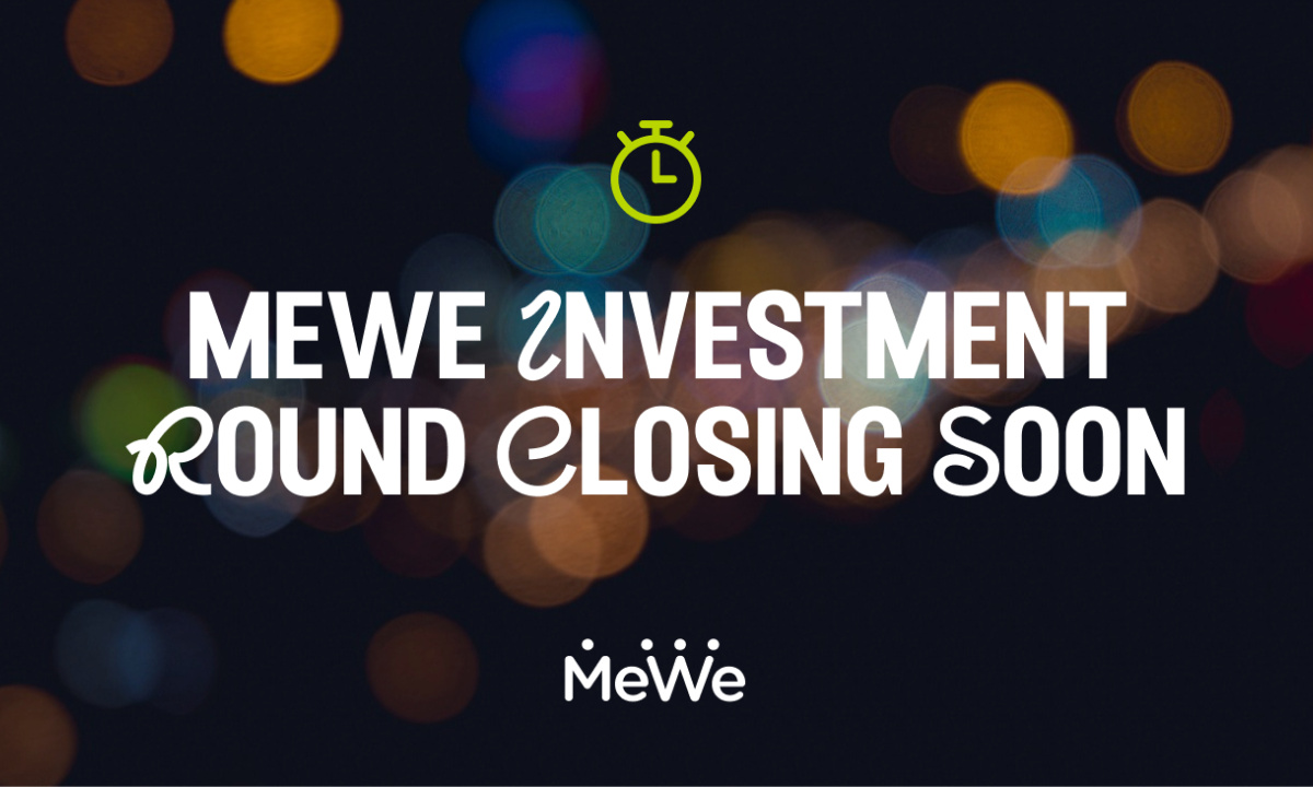 MeWe, WeFunder를 통해 커뮤니티 투자 라운드 시작