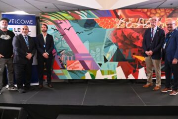 Miami International Airport celebrates LEVEL's Barcelona service with artistic flair