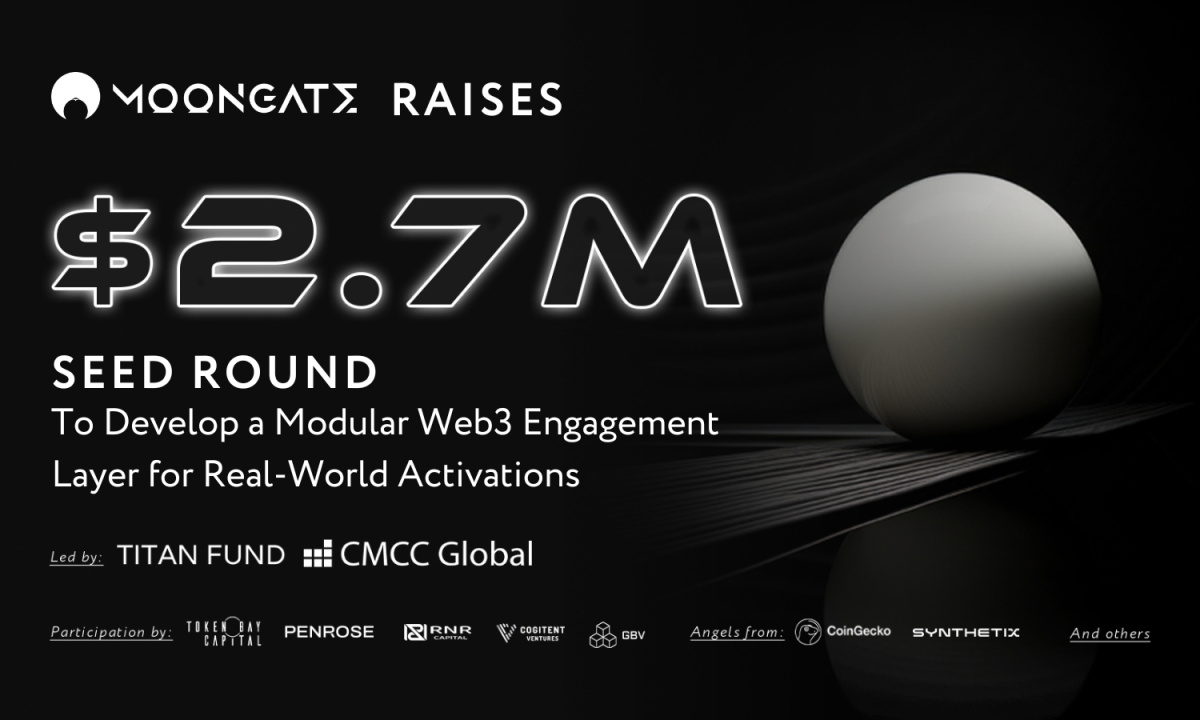 Moongate raccoglie un seed round da 2.7 milioni di dollari per sviluppare un livello di coinvolgimento Web3 modulare per le attivazioni nel mondo reale