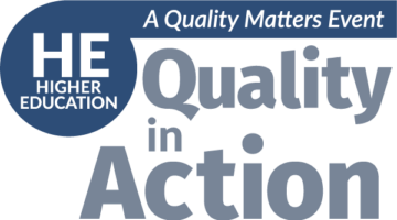 Next Friday: Higher Ed Quality in Action conference