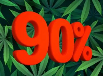 ___% av amerikanerna stödjer nu legalisering av marijuana i New Pew Survey? A. 90 B. 70 C. 50 D. 30