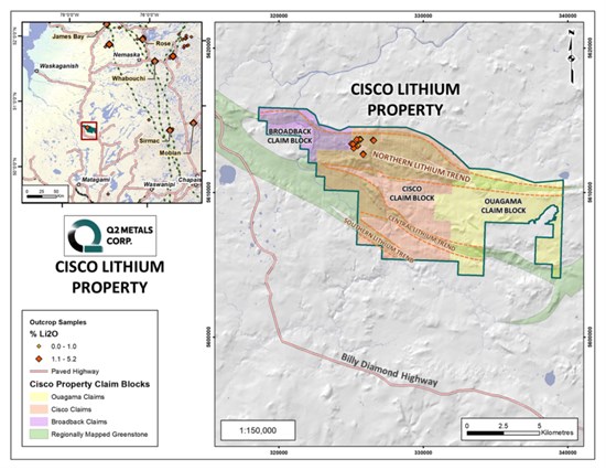 Cannot view this image? Visit: https://platoaistream.net/wp-content/uploads/2024/04/q2-metals-announces-completion-of-drill-core-re-evaluation-for-the-cisco-lithium-property-james-bay-territory-quebec-canada-4.jpg