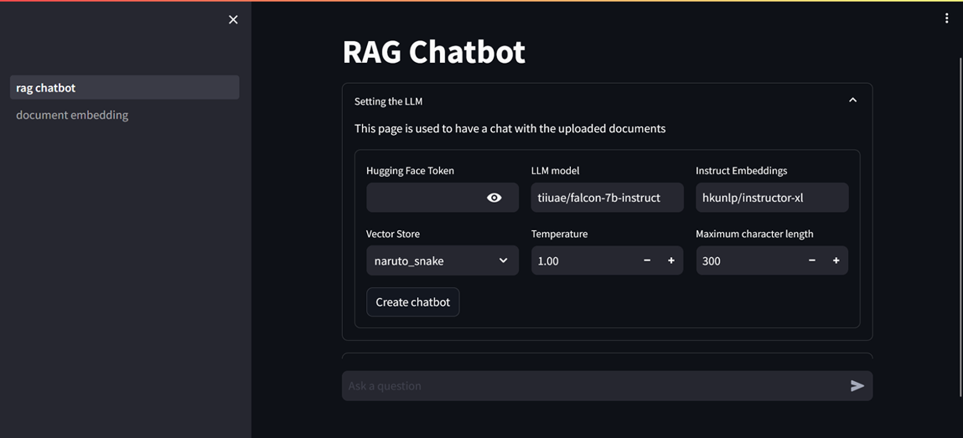 RAG and Streamlit Chatbot