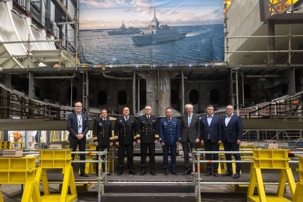 Rauma Shipyard lays keel for first Finnish Navy Squadron 2020 corvette