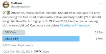Η προπώληση Slothana Meme συγκεντρώνει πάνω από 10 εκατομμύρια δολάρια σε 2 εβδομάδες εν μέσω συμφόρησης του δικτύου Solana