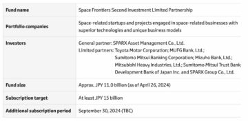 SPARX Group etablerer Space Frontiers Second Fund